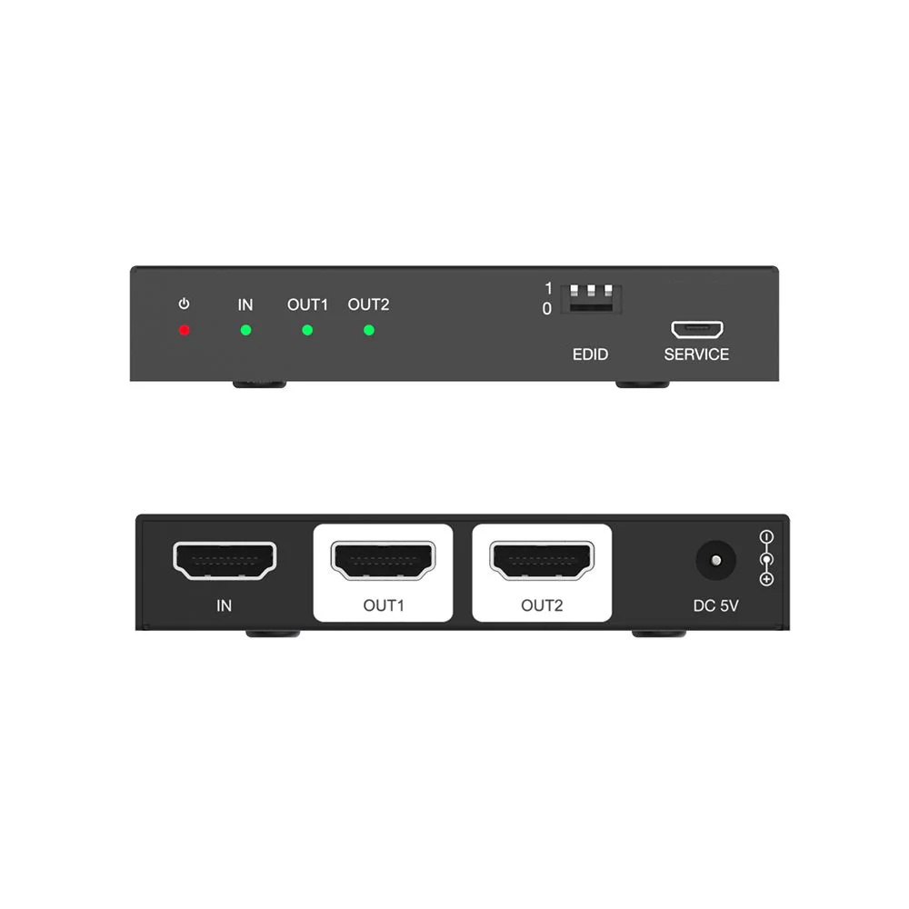 VigilLink 1x2 HDMI 2.1 8K Splitter Distribution Amplifier 48 Gbps / VLSP-12H21S - Image 3