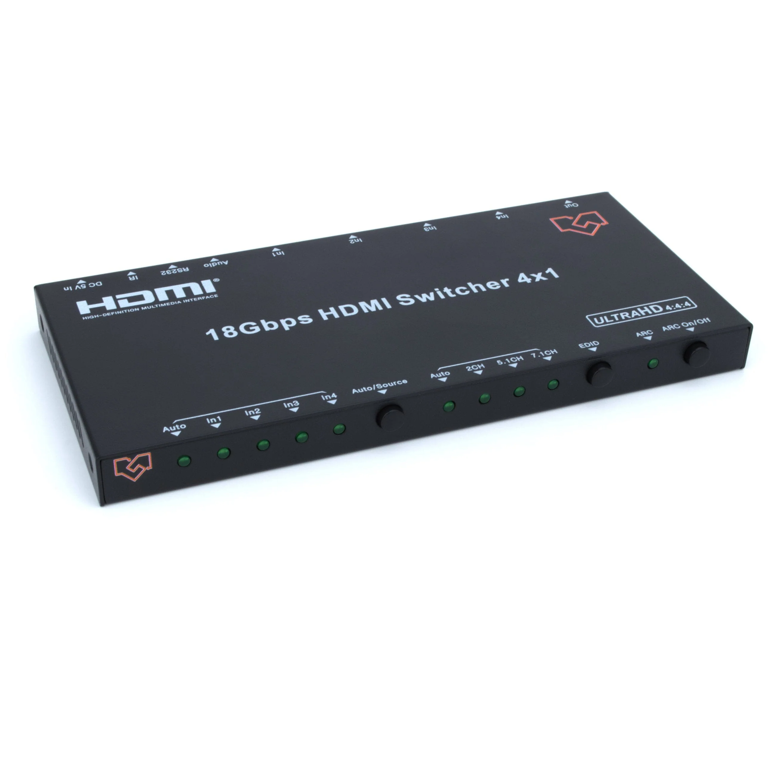 VigilLink 4x1 HDMI 2.0 Switch with Audio ARC 18Gbps / VLSW-41H20R