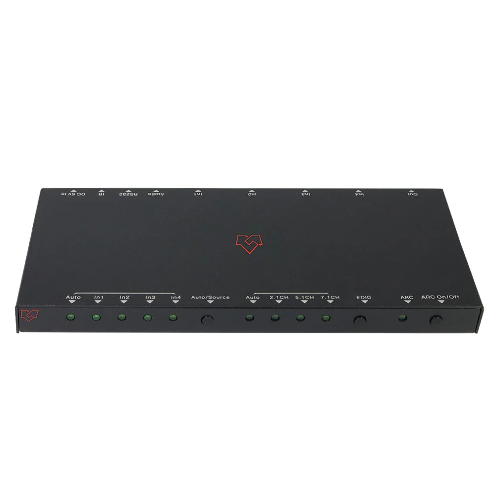 VigilLink 4x1 HDMI 2.0 Switch with Audio ARC 18Gbps / VLSW-41H20R - Image 2