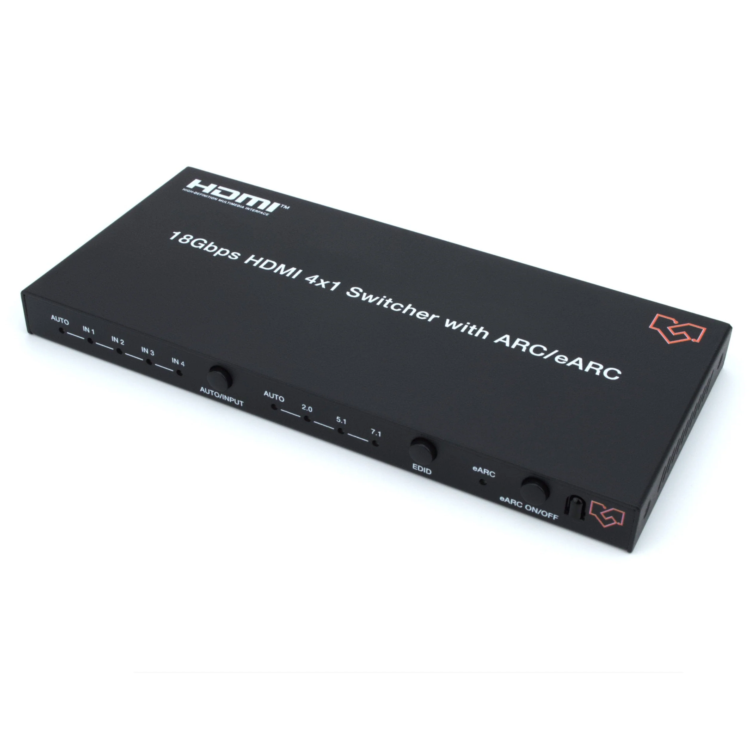 VigilLink 4x1 HDMI 2.0 Switch with Audio eARC 18Gbps / VLSW-41H20ER