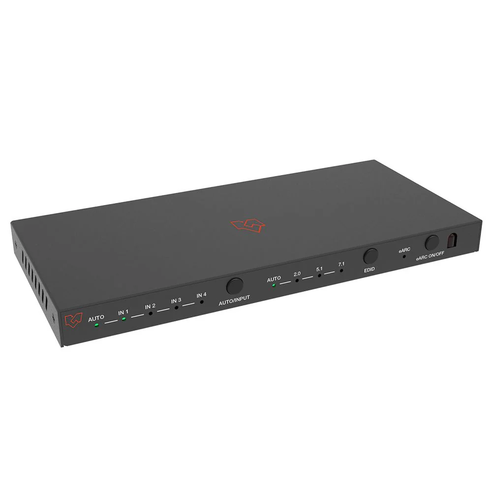 VigilLink 4x1 HDMI 2.0 Switch with Audio eARC 18Gbps / VLSW-41H20ER - Image 2