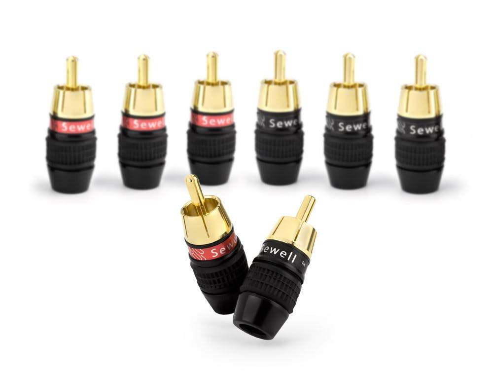 Deadbolt RCA Plugs – Solderless Audio/Video Connectors, Gold-Plated, Screw-Termination (Up to 16 AWG) - Image 6