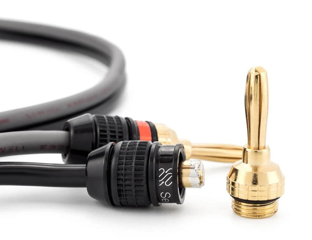Deadbolt 12 AWG Speaker Wire with Banana Plugs – Oxygen-Free Copper, Pre-Terminated Audio Cable - Image 3