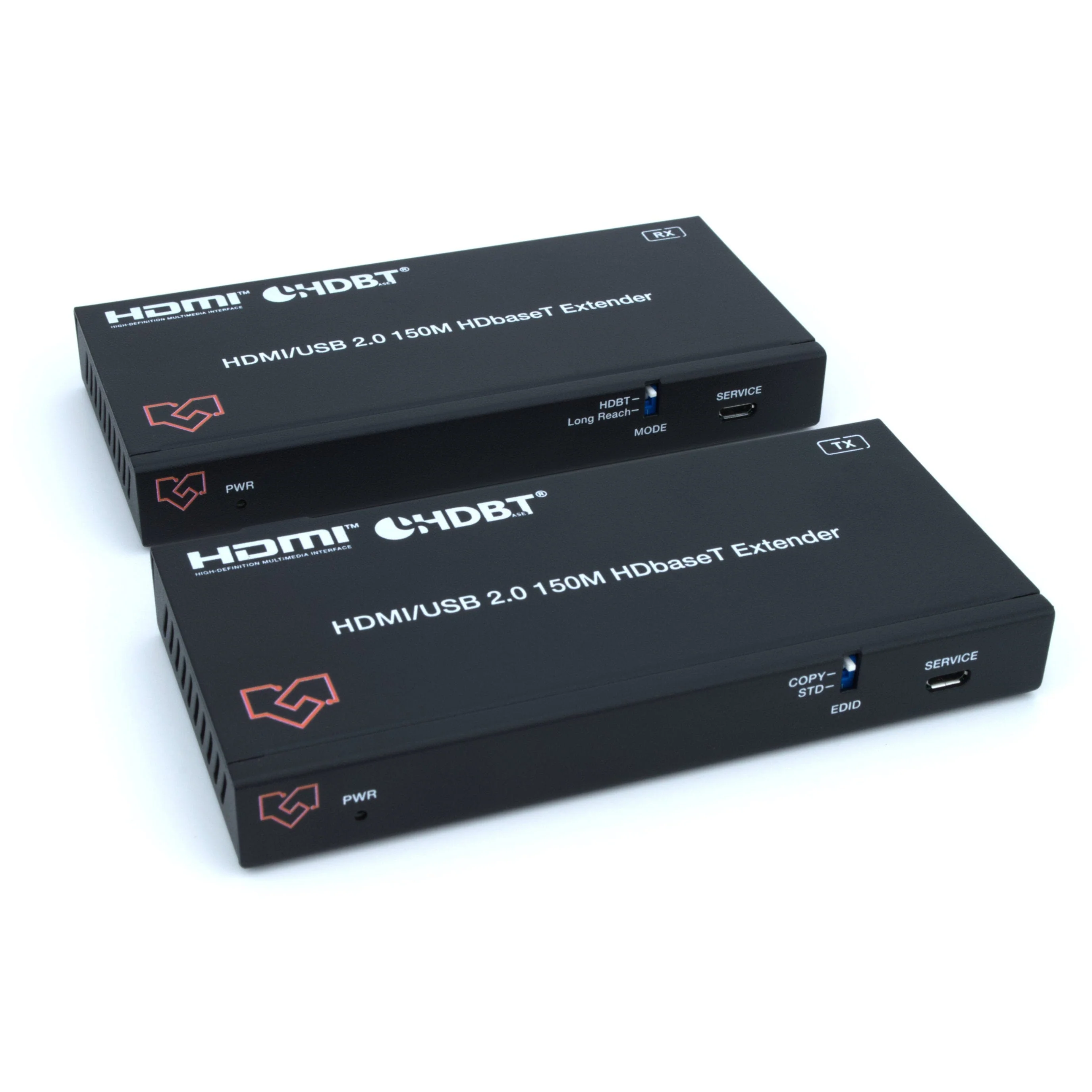 VigilLink HDBaseT 2.0 4K@60Hz 4:4:4 HDMI 2.0 Extender with USB 150m 18Gbps / VLEX-HT2150U-TR