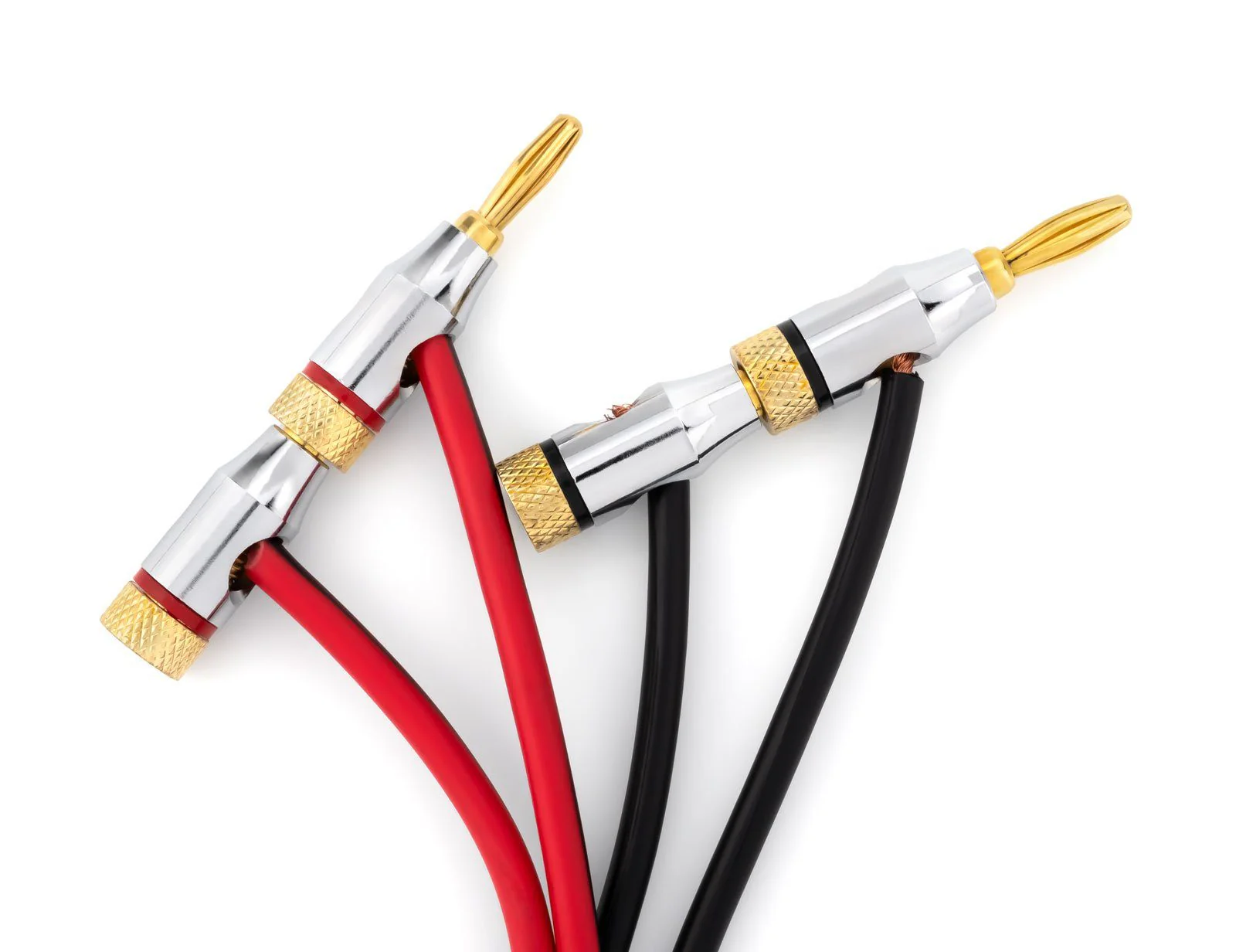 Ocelot Banana Plugs – Open-Screw Gold-Plated Speaker Wire Connectors with Daisy Chain Support (Up to 10 AWG) - Image 4