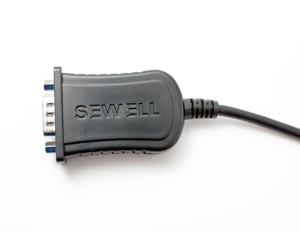 Sewell InstaCOM USB to Serial Adapter | DB9 Male RS232 | 2 ft - Image 3