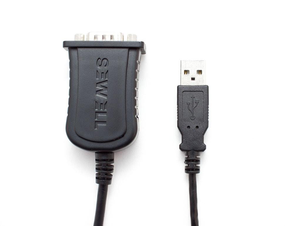 Sewell InstaCOM USB to Serial Adapter | DB9 Male RS232 | 2 ft - Image 5