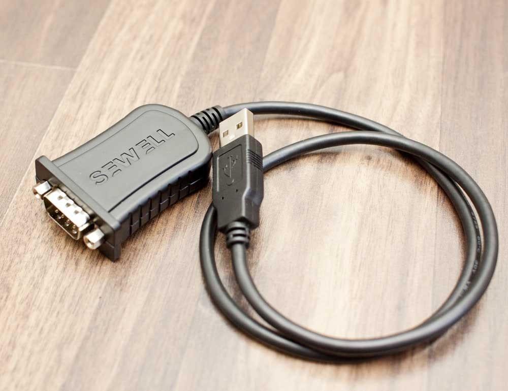 Sewell InstaCOM USB to Serial Adapter | DB9 Male RS232 | 2 ft - Image 6