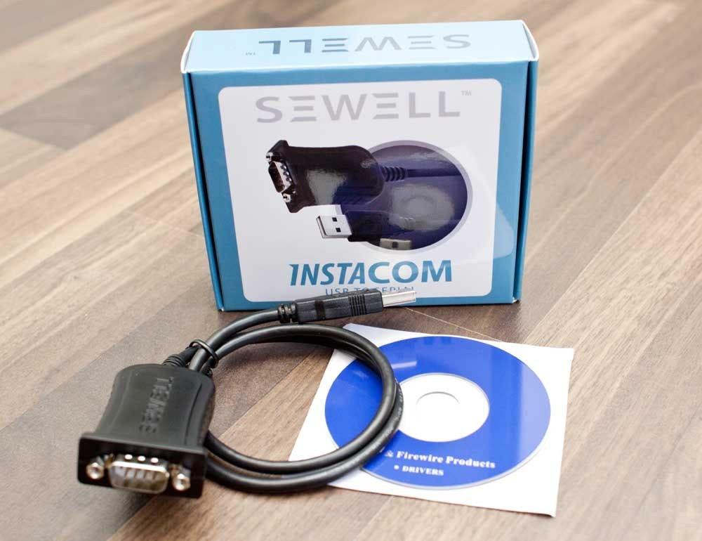 Sewell InstaCOM USB to Serial Adapter | DB9 Male RS232 | 2 ft - Image 8