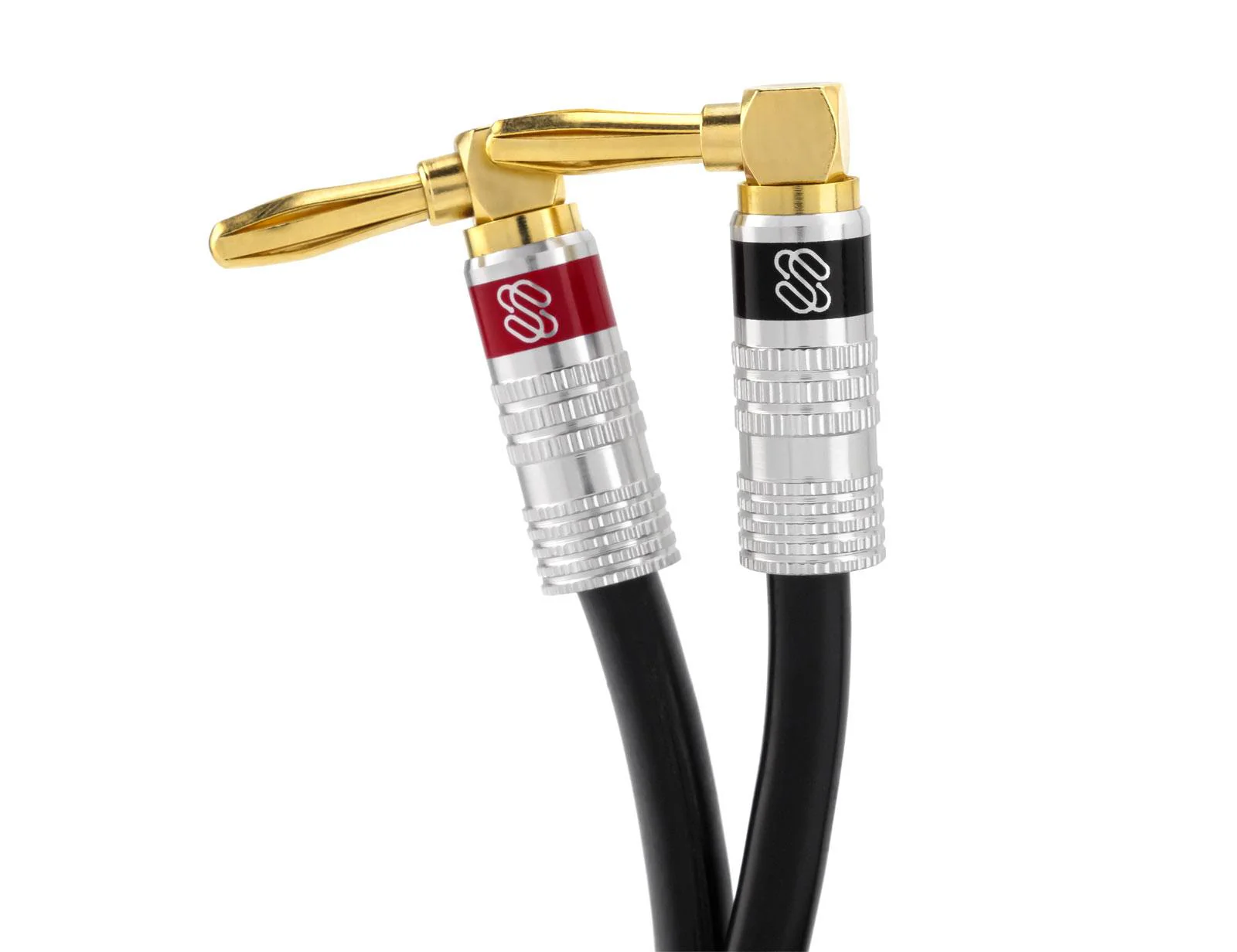 Silverback Right-Angle Banana Plugs – Dual-Screw Lock, 24k Gold, Low-Profile Connectors (Up to 10 AWG) - Image 7