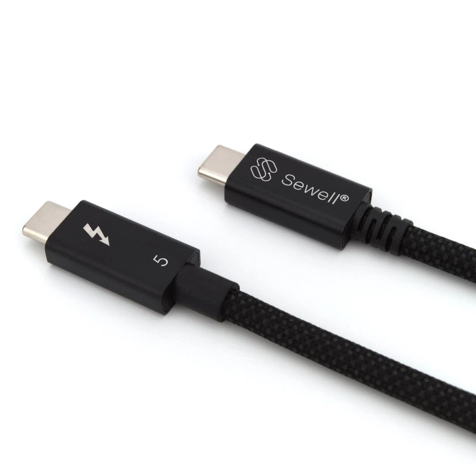 Sewell Thunderbolt 5 Cable, 80Gbps - 120Gbps Braided cable, 240W, Intel Certified - Image 9